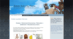 Desktop Screenshot of estatesalesbytreva.com